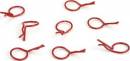 Bent Body Clips Red (8)