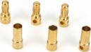 Gold Bullet Connector Set 3.5mm (3)