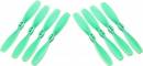 Propellers (4CW+4CCW) 3020 For 1104 Motors Green