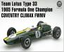 1/20 Team Lotus Type 33 1965 Formula One Champion Coventry