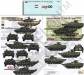 1/35 Russian AFVs in Chechen War T72B1, T80BV & BMP2