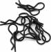1/10 Body Clips (Black) (10)