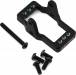 CNC-Machined Aluminum Servo Mount for Traxxas TRX-4M (Black & Gr