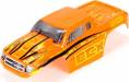 Body Set Decorated Orange/Yellow 1/18 4WD Ruckus