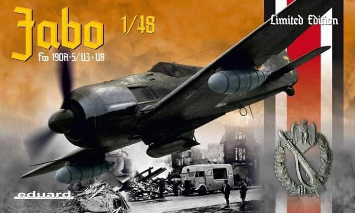 Ltd Edition  EDU11131-NEW EDUARD MODELS 1/48 Jabo Fw190A5/U3/U8 Fighter/Bomber 