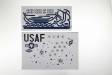 F-16 Falcon/Thunderbird 80mm EDF Decal Set