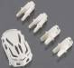 Body/Motor Holder Set White Proto X/Syncro