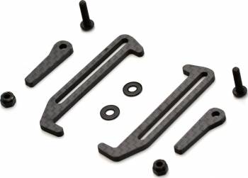 EXO2137 - B6.4 Carbon Fiber Lipo Tabs And Cups Set By EXOTEK