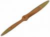 Propeller Wood Scale 20x10 Civilian S3 Beech w/Dark Tip