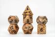 Dice Stone 16mm 7pc Set Picture Jasper