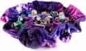 Dice Bag Velvet Compartment Dice Bag w/Pockets Nebula