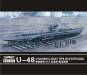 1/700 U-Boat Type VII B DKM U-48 with Dock (Kit + Dockyard)