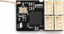 2.4Ghz 4 Ch. Receiver w/ ANT (1 Way, Ext Ant, Mini Rec)