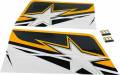 Mamba 120cc Top Wing Set Yellow Scheme (Top Left and Right)