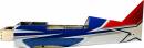 Mamba 120cc Fuselage w/o Hatches Blue Scheme