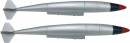 F-100D 90mm Drop Tank Set Silver