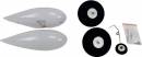 RV-8 10e Wheel Pant Set w/Wheels Axles & Tail Gear