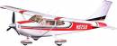 Cessna 182 Red V2 RTF 1100mm