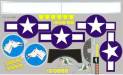 Sticker Green B-25 1400mm