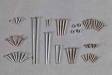 Screw Set Blue F-4U-4 1400mm