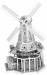 Metal Works 3D Laser Cut Model (Windmill, MMS038)