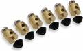 Linkage Stoppers Brass (6)