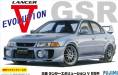1/24 Mitsubishi Lancer Evolution V GSR w/Window Frame Masking