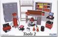*REORDER* FUJ113715 1/24 Garage Tools Set #2 (Compressor, Shop Va