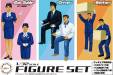 1/24 Bus Guide & Bus Driver / Track Driver & Worker Figure Set