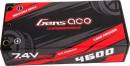 Gens Ace Li-Po 60C 4600mAh 7.4V 2S2P Hard Case 4.0mm Shorty