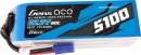 Gens ACE Li-Po 80C 5100mAh 22.2V 6S1P EC5