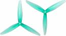 Hurricane 7050-3 PC Prop - Clear Green (2pr)