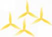 51477 Hurricane PC 3-Blade - Yellow (2pr)