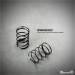 Shock Spring 19x27mm Medium White (2)