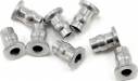 Aluminum Shock End Ball 7X8.5mm Silver (8)