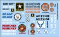 1/24-1/25 Armed Services Military Logos