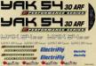 Decals - Yak 54 EP ARF