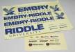 Decal Set Embry Riddle/Matt Chapman Eagle 580 4