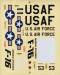 F-16 Falcon EDF ARF Decals