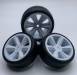 G-Spec Type C (Carpet) Pre-Mounted Touring Car Tire/Spoke Wheel