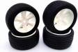 G-Spec VTA Tires Pre-Glued (4) White Wheels
