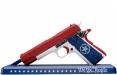 1/2.5 Die Cast Metal 1911 USA Red White & Blue