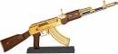 1/3 Die Cast Metal AK47 Gold