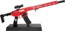 1/3 Die Cast Metal AR15 Skeleton Red