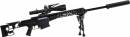 1/4 Die Cast Metal Barrett MRAD Sniper Rifle Black