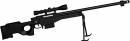 1/3 Die Cast Metal Sniper Rifle Black