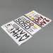 Decal Set (3) P-47D Thunderbolt 20cc