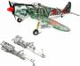 Ki-43 Oscar 60cc ARF w/H9 Main Retract Set