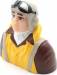 1/6 Scale WWII Pilot With Vest Helmet & Goggles