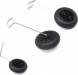 Landing Gear Set Micro P-51D 450mm
